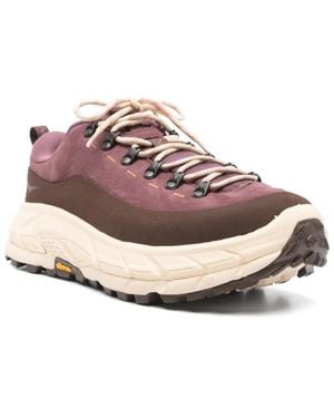 Hoka One One Tor Summit Vibram Trainers Shoes - Pink