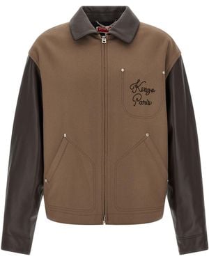 KENZO Paris Chainstitch Jacket - Brown