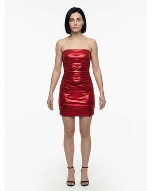 Dolce & Gabbana Cotton Cocktail Dress - Red