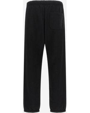 Carhartt Pants Cotton-Blend With Logo Cotton Polyester Sweat - Black