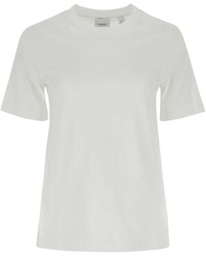 Burberry Cotton T-Shirt - White