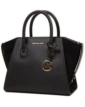 Michael Kors Satchel Bag Leather Satchel-Bags - Black