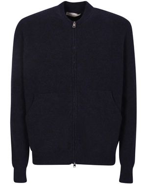 Original Vintage Style Zip Cardigan - Blue