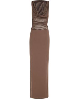 SER.O.YA Marla Dress Abito - Brown
