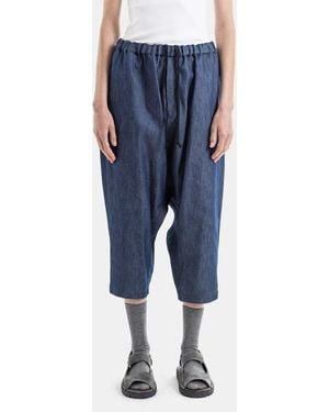 Comme des Garçons Wide-Leg Trousers - Blue