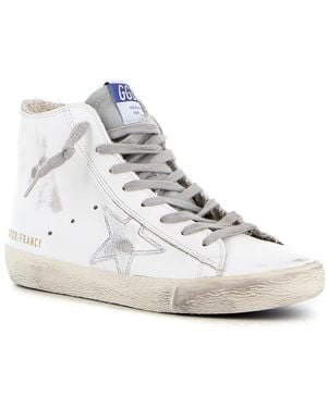 Golden Goose Francy Classic High-Top Trainers Shoes - White