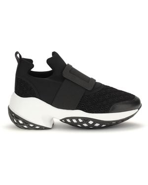 Roger Vivier Sneakers Viv Run Upper: Fabric Sneakers - White