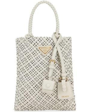 Prada Leather Handbag - White