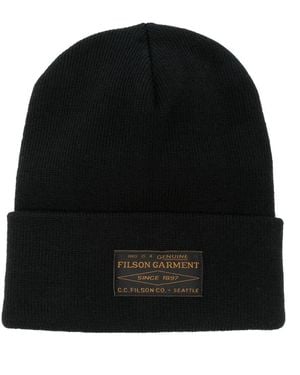 Filson Logo Beanie - Black