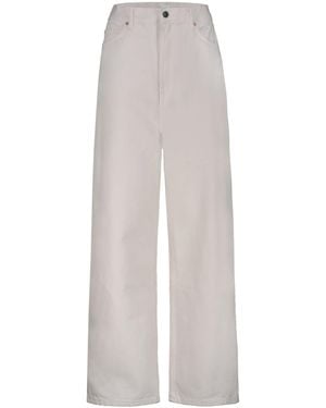 Wardrobe NYC Low Rise Jean - White