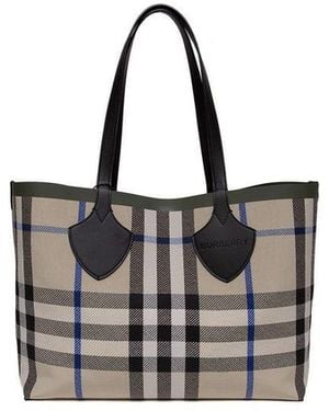 Burberry Tote Bag Polyester Cotton - Black