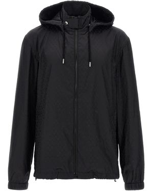 McQueen 'Skull' Windbreaker - Black