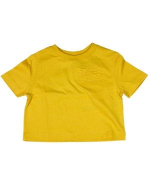 Burberry T-Shirts And Polos 100Co - Yellow