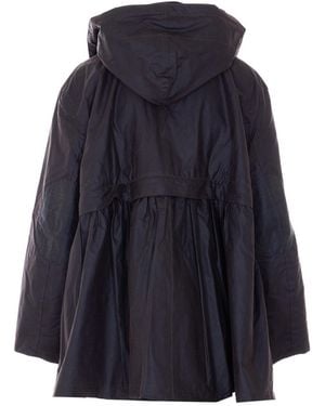 BARBOUR X GANNI Coats Waxed Cotton - Blue