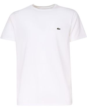 Lacoste Logo Patch Jersey T-Shirt<Br - White