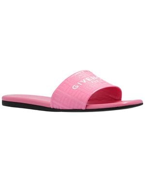 Givenchy 4G Flat Sandal_Bright,Tan - Pink