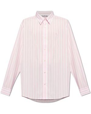 Acne Studios Striped Shirt - Pink