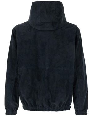 Arma Dark Reversible Jacket With Hood - Blue