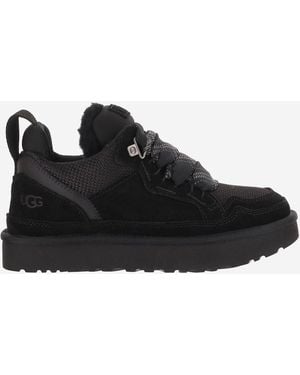 UGG Sneakers Lowmel Leather Sneakers - Black