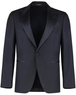 Canali Wool Two-Pieces Suit - Blue