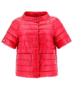 Herno Polyamide Full-Length Jacket Clothing - Red