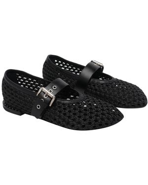 Premiata Flat Shoes Fabric - Black