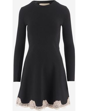 Valentino Dress Viscose Blend - Black