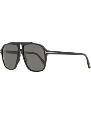 Tom Ford Autari Sunglasses Tf1209 01A 56Mm Ft1209 Plastic (Acetate) - Black
