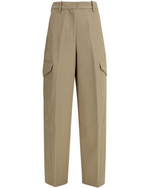 Givenchy Cargo Trousers Cotton; Wool Ovis Aries - Natural