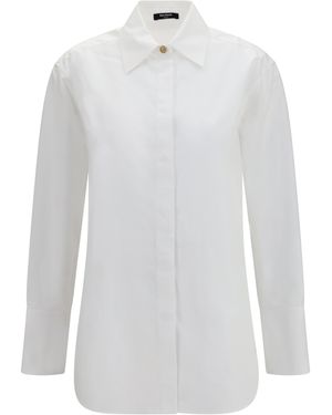 Balmain Cotton Poplin Shirt - White