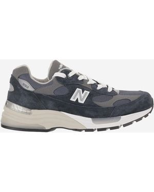 New Balance Sneakers 991 Pigskin/Mesh Sneakers - Blue