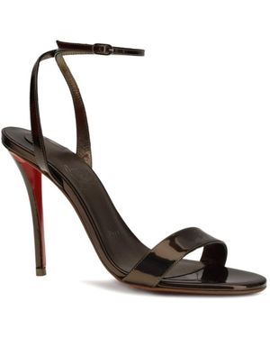 Louboutin Sandals Patent Leather - Black
