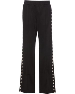 Golden Goose Star Print Jogging Trousers - Black