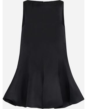 Khaite Mags Silk Mini Dress - Black