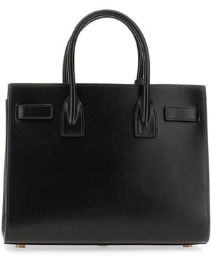 Saint Laurent Classic Baby Sac De Jour Bag Calf Skin Handbags - Black