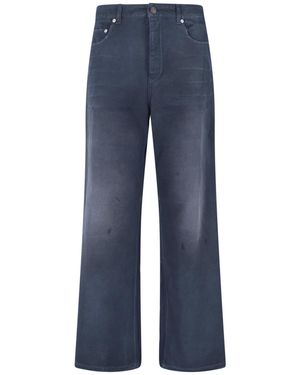 Balenciaga Denim Cotton Jeans - Blue