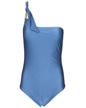Zimmermann Ascension One-Piece Swimsuit - Blue