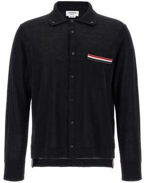 Thom Browne Button Down Cardigan - Black
