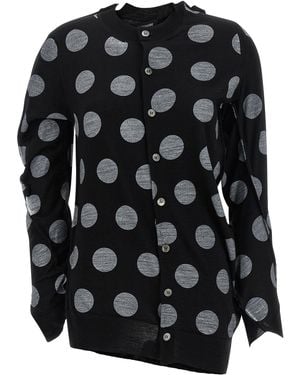 Junya Watanabe Wool Cardigan - Black