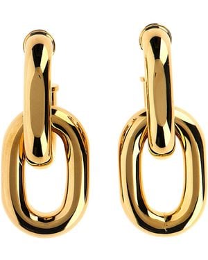 Rabanne Xl Link Earrings - Metallic