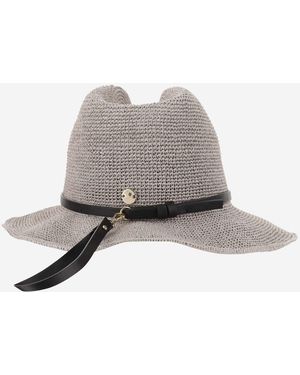 Filippo Catarzi 1910 Paper Hat With Logo - Gray