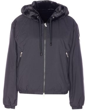 Moose Knuckles Eaton Bunny Reversible Zip Jacket - Blue