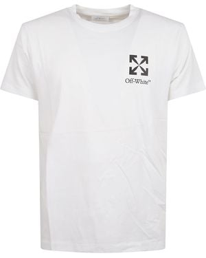 Off-White c/o Virgil Abloh Small Arrow Slim Logo Tee - White