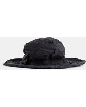 Scha Flower Hat Cool Walk Time Big - Black