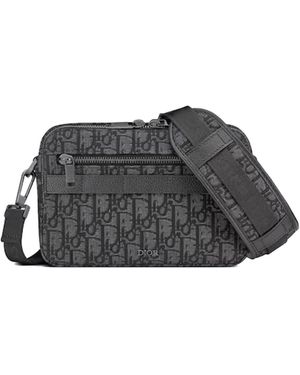 Dior Jacquard Oblique Bag - Grey