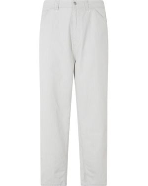 Carhartt Mercer Single Knee Pant Cotone Pantaloni - White