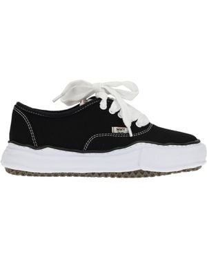 Maison Mihara Yasuhiro Cotton Trainers Upper: Cotton; Sole: Rubber - White