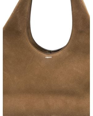 Coperni Shoulder Bag Folded Leather - Brown