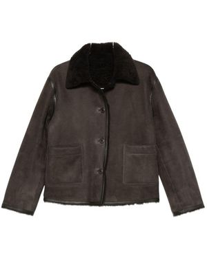 Closed Shearling Jacket - Black