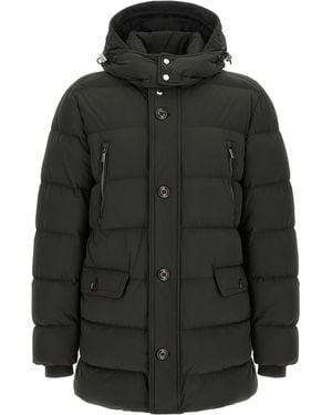 Moorer Wool Full-Length Jacket Clothing - Black